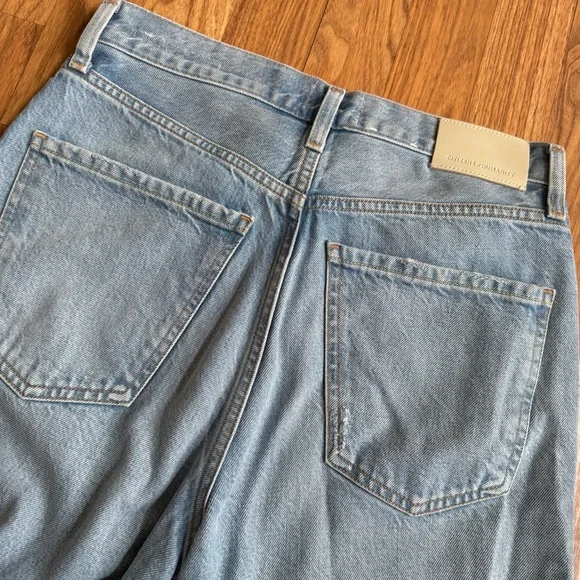 Citizens of Humanity Blue Denim Jeans Paloma Baggy Wide Leg High Rise 26 - Picture 7 of 16